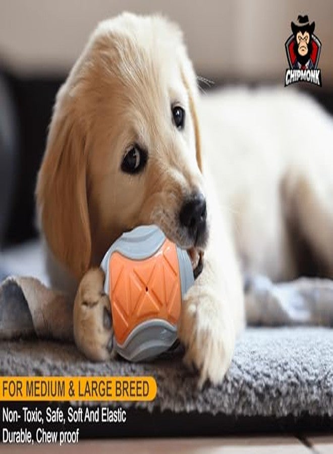 CHIPMONK Squeaky Fetch & Play Toy Chew Safe Durable for Small Puppy Medium Large Dog Interactive Training & Brain Development Toys Reduces Stress & Loneliness Perfect for Your Pets-(Random Color) - Image 3